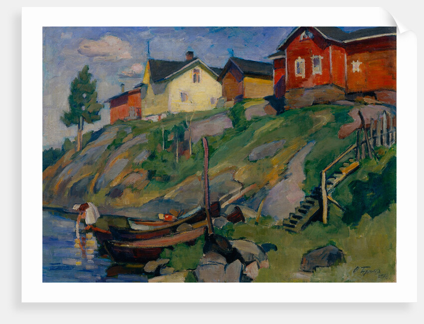 A country village in Finland, 1915 by Osip Emmanuilovich Braz