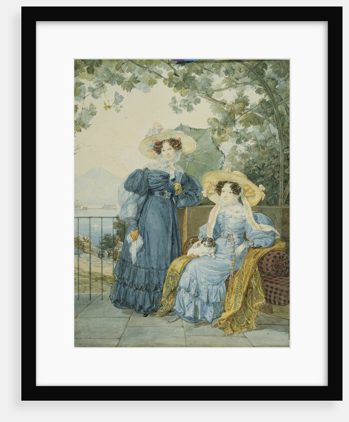 Portrait of Countess Yekaterina Artemyevna Vorontsova and Princess Yelena Mikhaylovna Galitzine by Alexander Pavlovich Briullov
