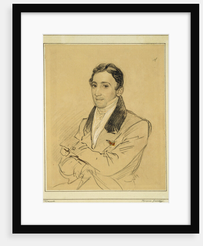 Portrait of the writer Francesco Domenico Guerrazzi, 1834 by Karl Pavlovich Briullov