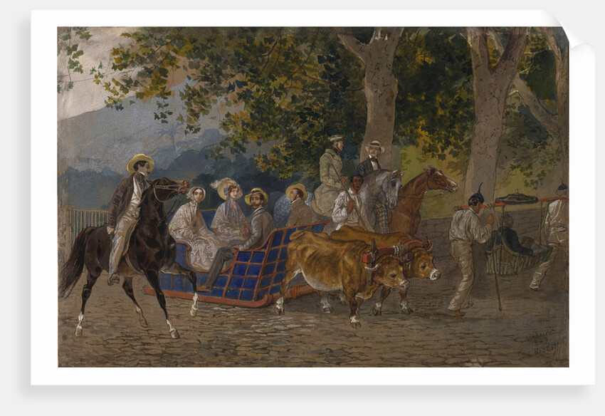 Ride, 1849 by Karl Pavlovich Briullov