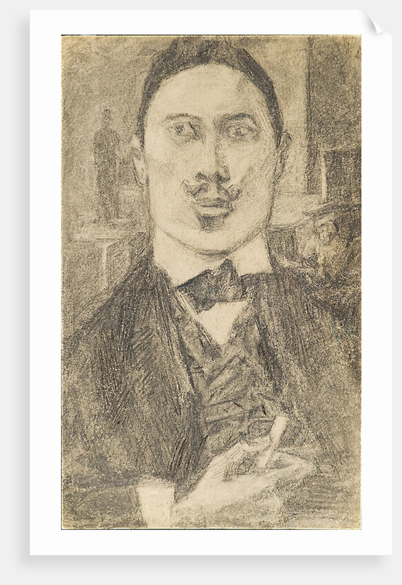 Portrait of the painter Nikolay Sapunov, 1912 by Pyotr Ignatyevich Bromirsky