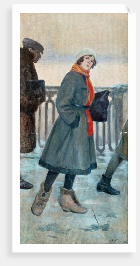 The Way to Work, 1926 by Fyodor Fyodorovich Buchholz