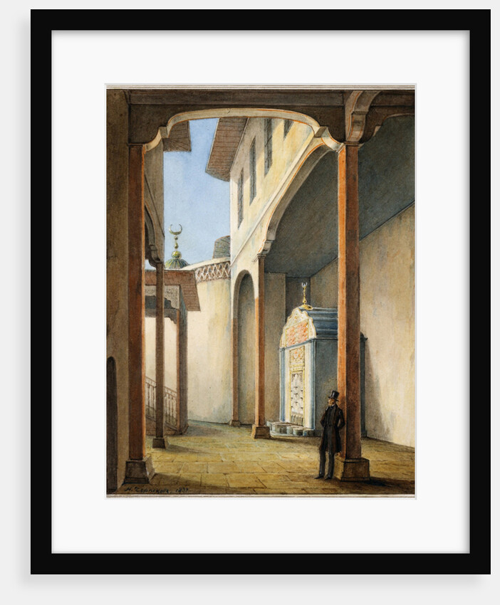 Pushkin in the Bakhchisaray Khans Palace, 1837 by Nikanor Grigoryevich Chernetsov