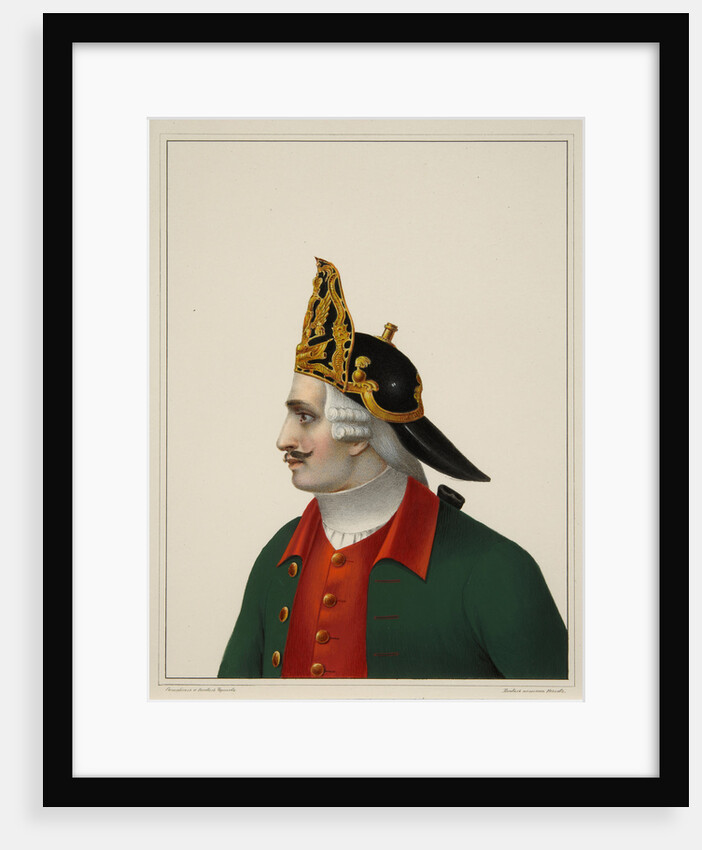 Grenadier cap in 1742-1762, Early 1840s by Boris Artemyevich Chorikov