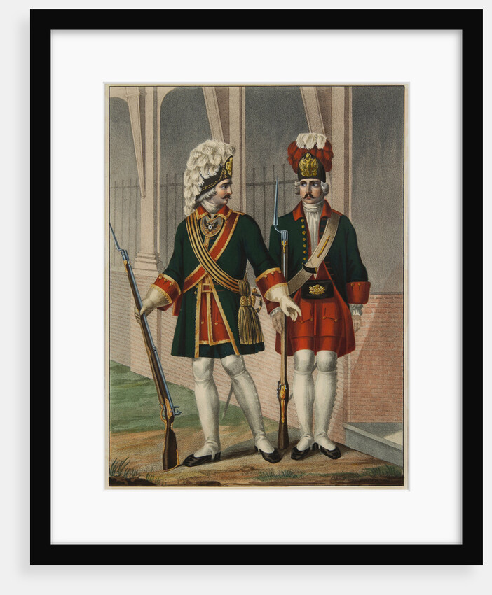 Grenadiers of the Preobrazhensky Regiment in 1732-1738, Early 1840s by Boris Artemyevich Chorikov