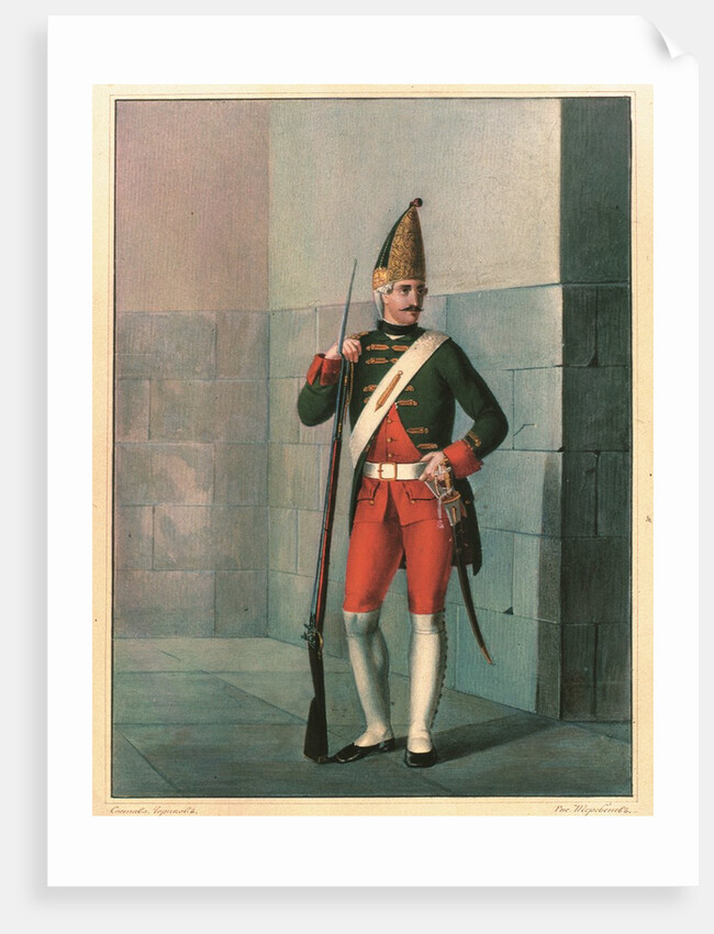 Grenadier of the Izmailovsky Regiment in 1762, End 1830s by Boris Artemyevich Chorikov