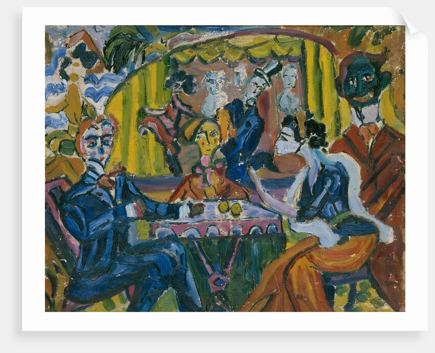 The Stray Dog Cabaret in Saint Petersburg, 1910s by Vladimir Vladimirovich Dmitriyev