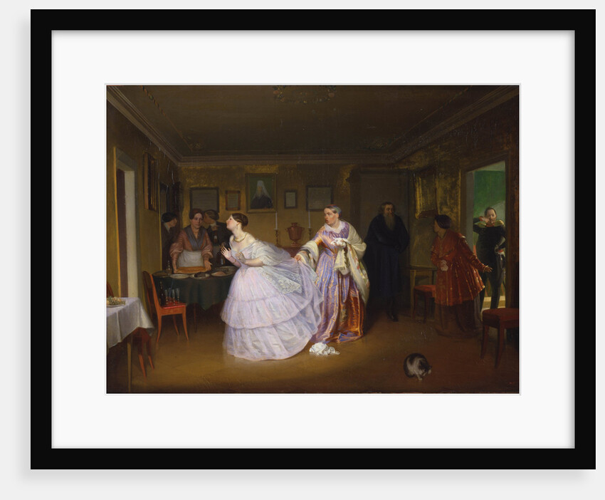 The Major Makes a Proposal, 1851 by Pavel Andreyevich Fedotov