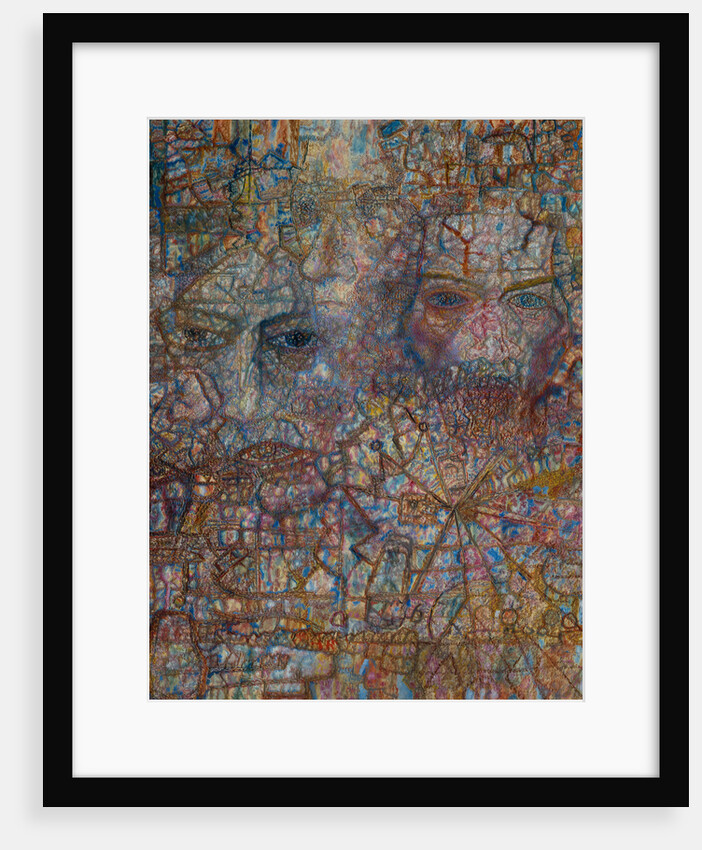 Faces, 1940 by Pavel Nikolayevich Filonov