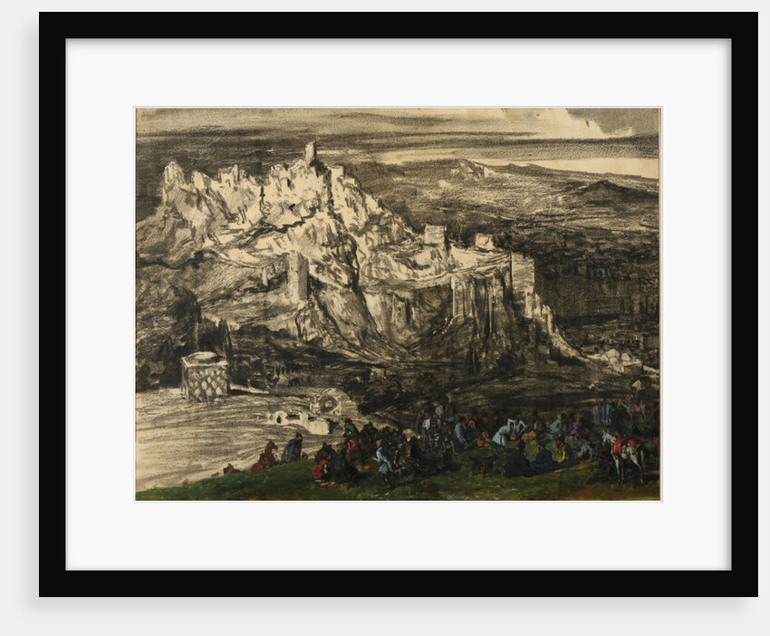 View of Tiflis, 1840s by Grigori Grigorievich Gagarin
