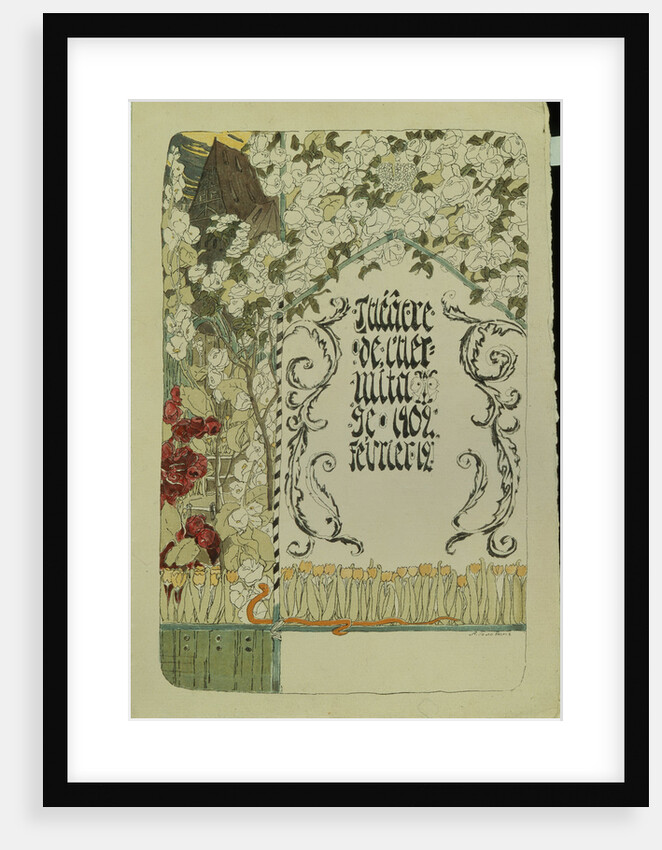 Theatre programme for the theatre play Faust, 1902 by Alexander Yakovlevich Golovin