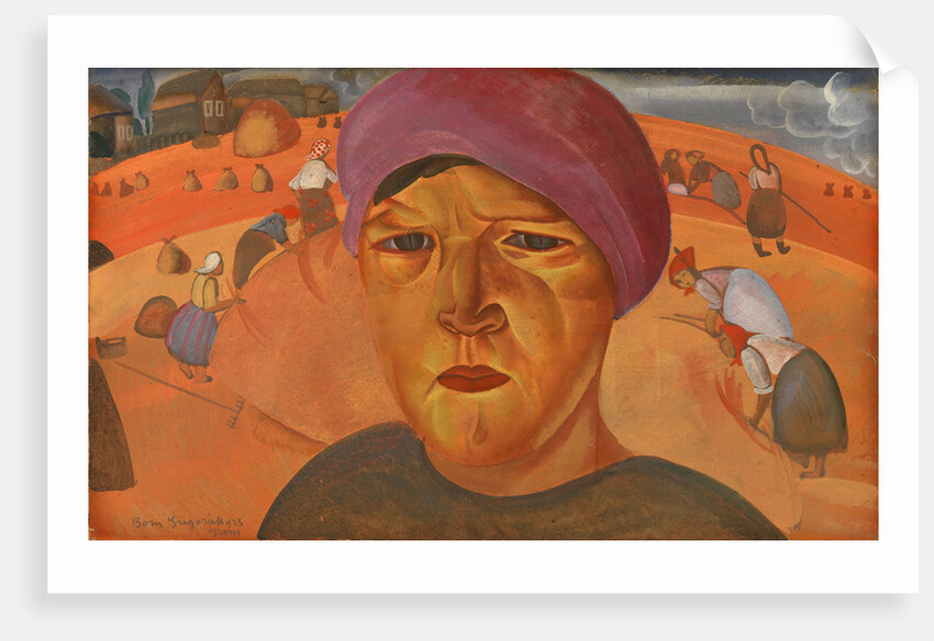Russian Peasant Woman by Boris Dmitryevich Grigoriev