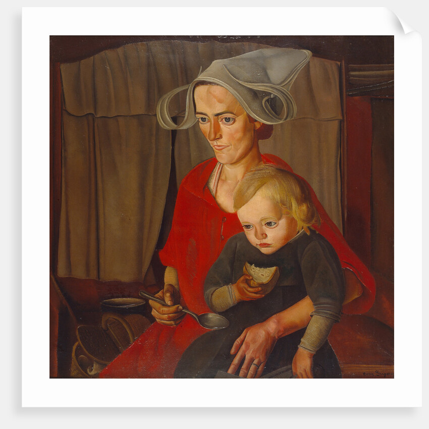 The Poverty, 1925 by Boris Dmitryevich Grigoriev