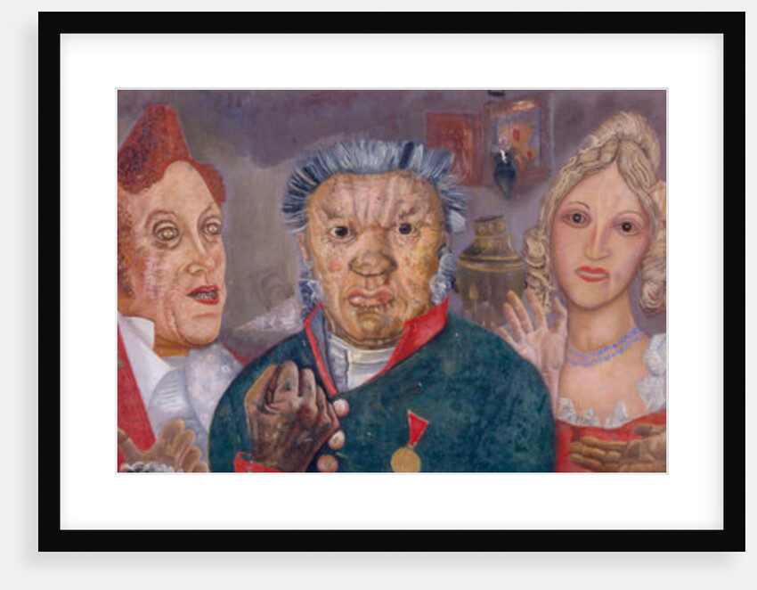 Persons of the comedy The Government Inspector by N. Gogol, 1933-1934 by Boris Dmitryevich Grigoriev