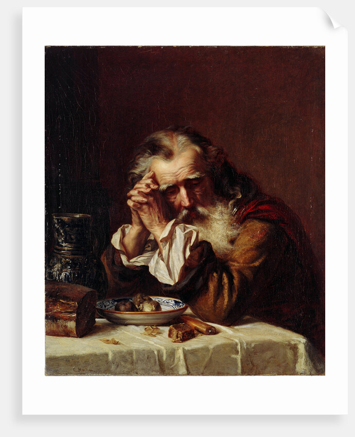Old Man?s Head, 1872 by Karl Fyodorovich Gun