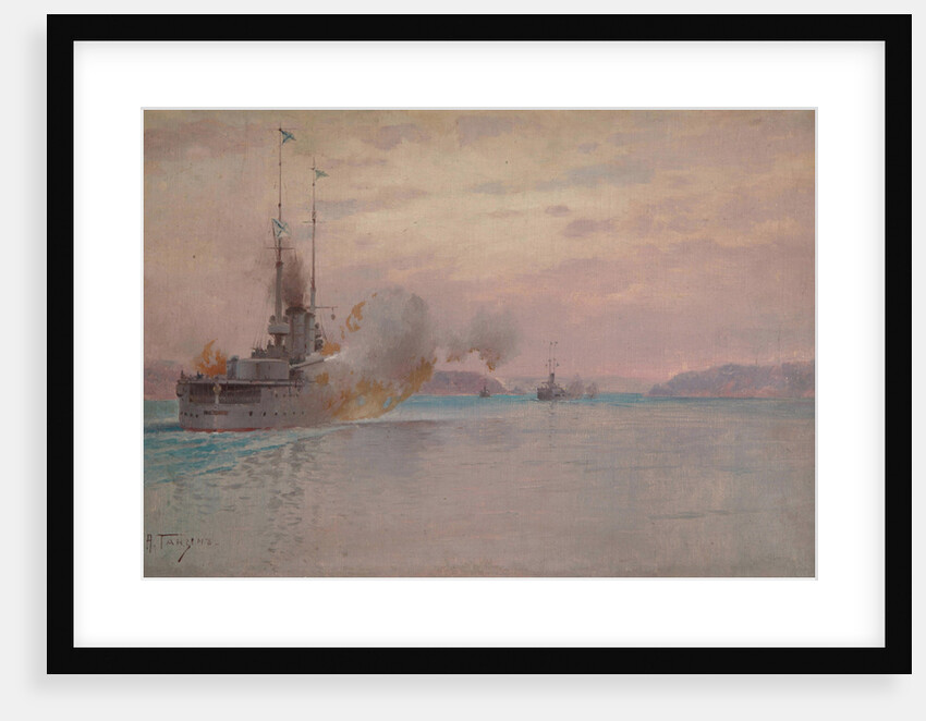 The Russian naval bombardment of the Bosphorus, 1915-1916 by Alexey Hansen