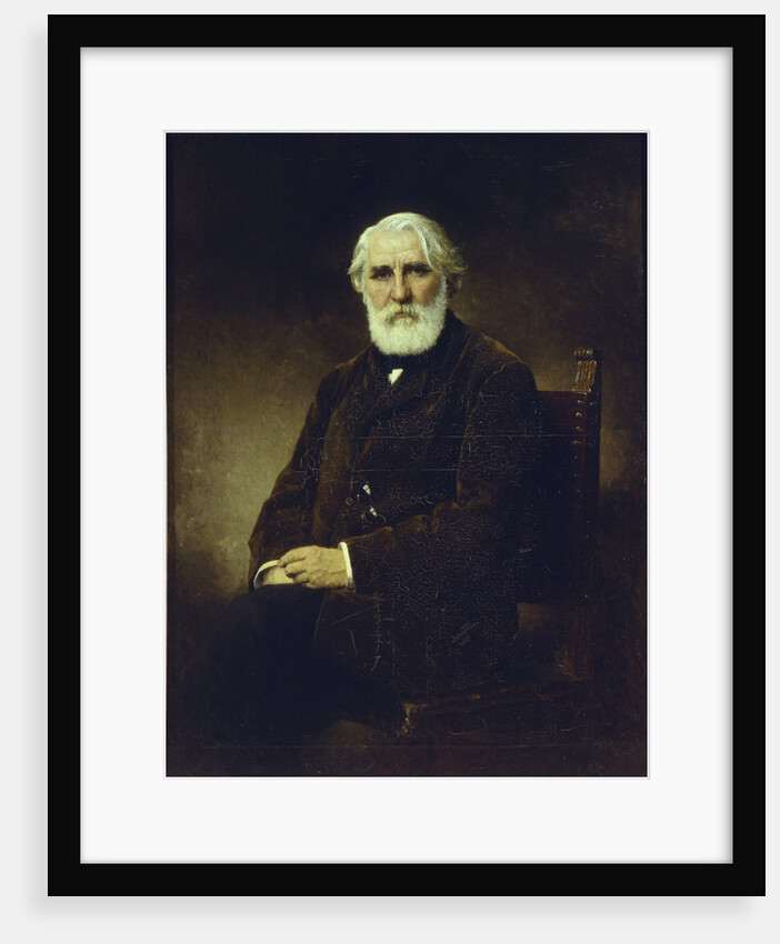 Portrait of the author Ivan S. Turgenev, 1875 by Alexei Alexeyevich Harlamov