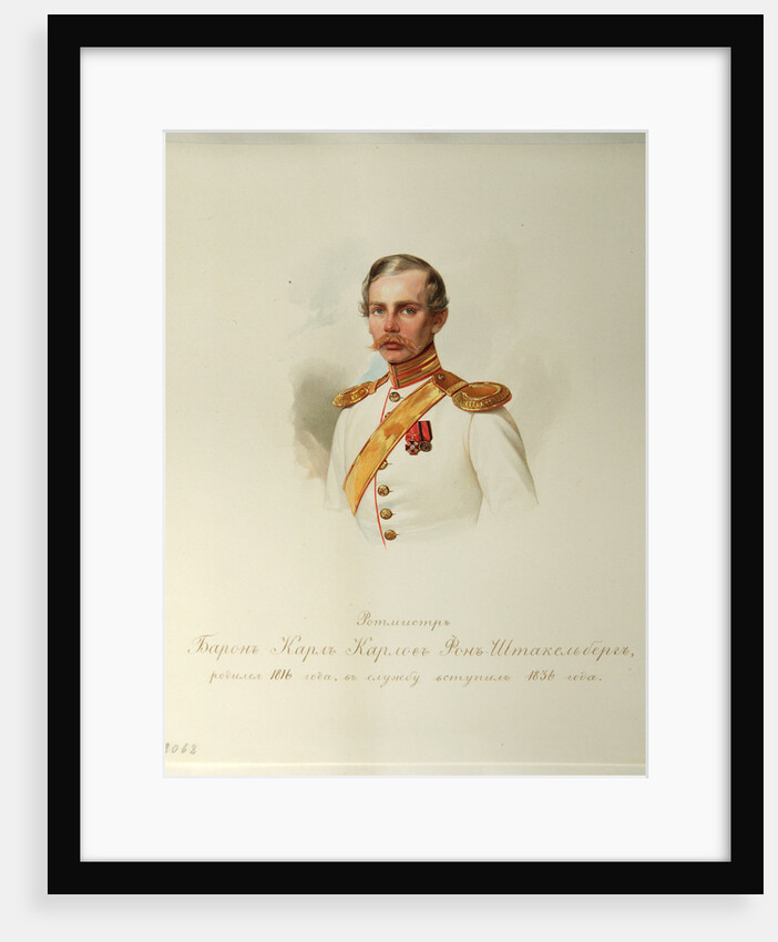 Portrait of Baron Karl Karlovich von Stackelberg by Vladimir Ivanovich Hau