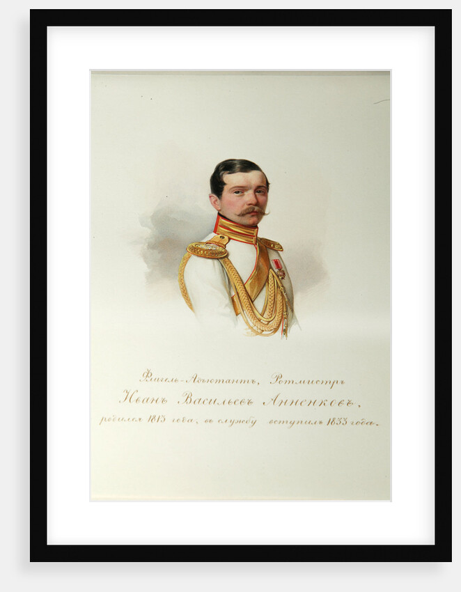 Portrait of Ivan Vasilyevich Annenkov by Vladimir Ivanovich Hau