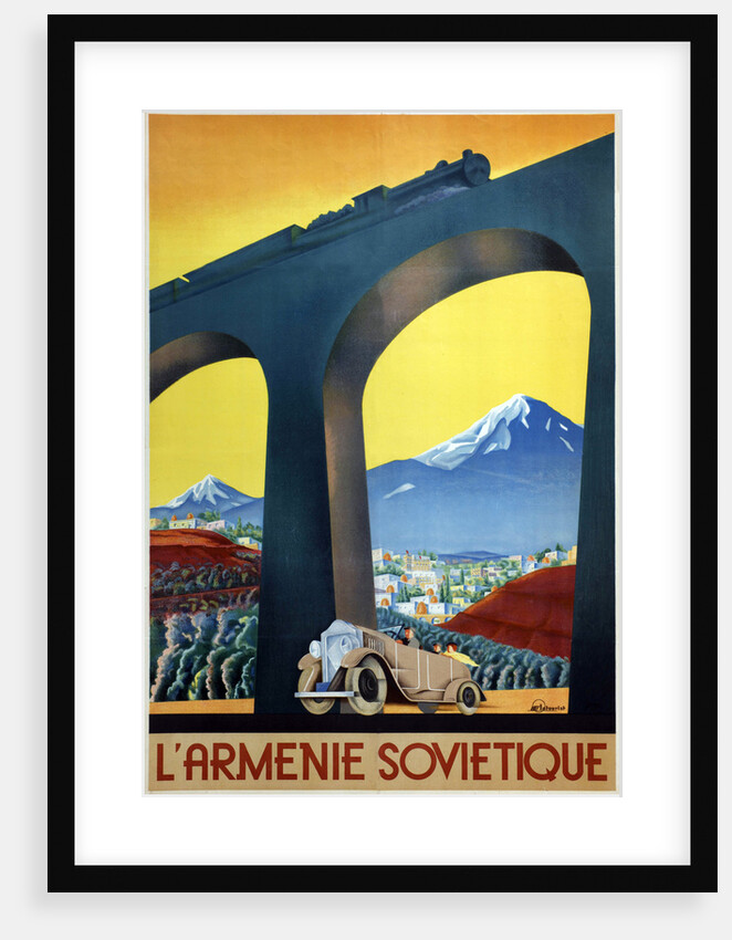 Soviet Armenia (Poster of the Intourist company) by Sergei Dmitrievich Igumnov