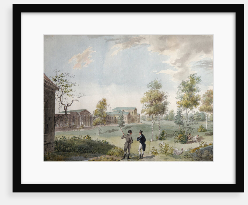 Main house of the Urban Estate of Count Alexei Kirillovich Razumovsky in Moscow, Early 1800s by Ivan Alexeyevich Ivanov