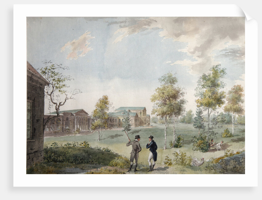 Main house of the Urban Estate of Count Alexei Kirillovich Razumovsky in Moscow, Early 1800s by Ivan Alexeyevich Ivanov