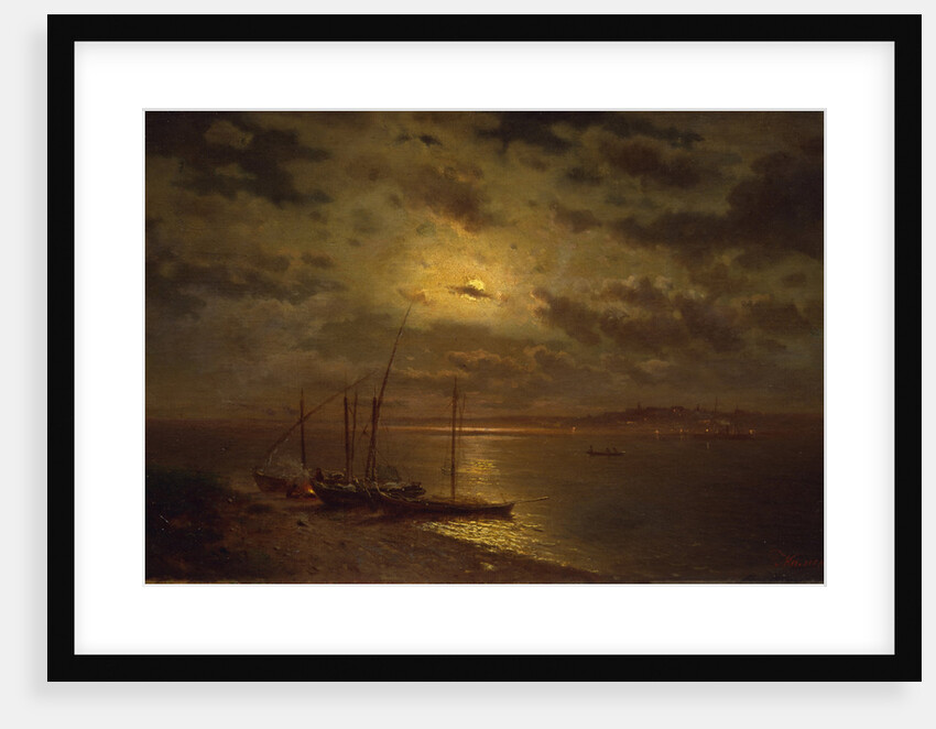 Moonlit Night, 1870s by Lev Lyvovich Kamenev