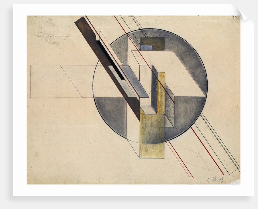 Construction, 1921 by Gustav Klutsis