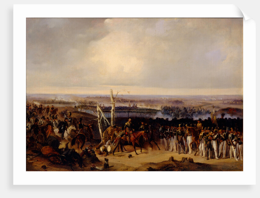 The Izmailovsky Regiment on the Battle of Borodino 1812, 1840s by Alexander von Kotzebue