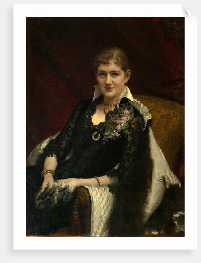 Portrait of Y.A. Voeykova, 1882 by Ivan Nikolayevich Kramskoi