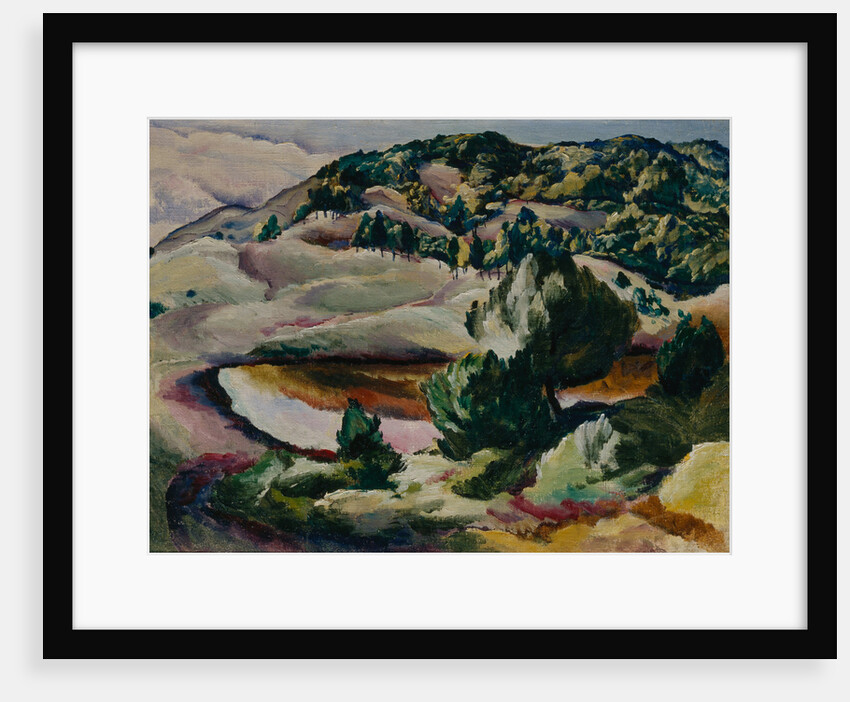 Korolkovskiye Dachas. Pond in the Hills, 1918 by Alexei Ilyich Kravchenko
