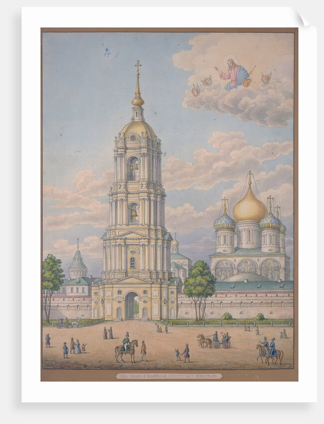 The New Monastery of the Saviour in Moscow, 1851 by Alexander Sergeyevich Kutepov