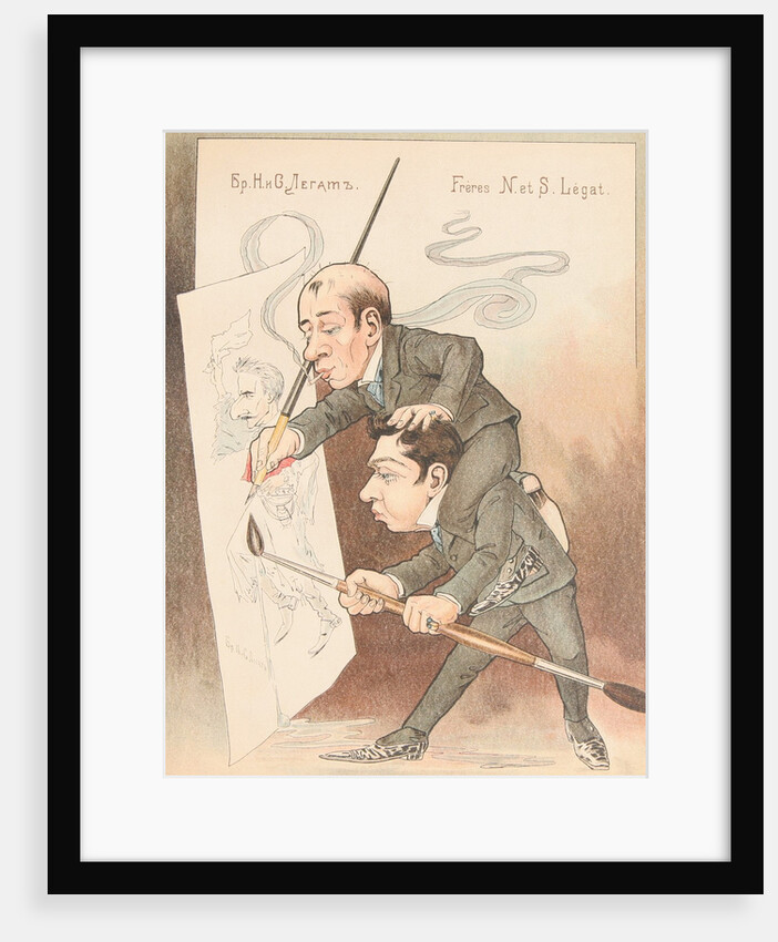 Self Caricature by Nikolai Gustavovich Legat