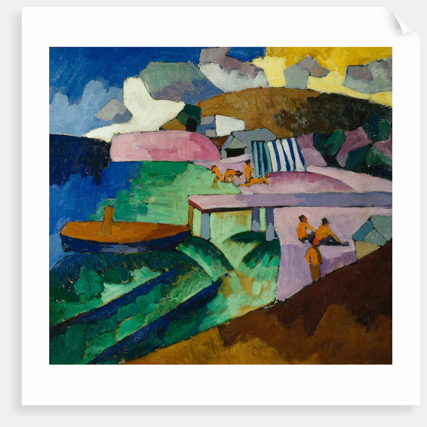 Seashore, 1912 by Aristarkh Vasilyevich Lentulov
