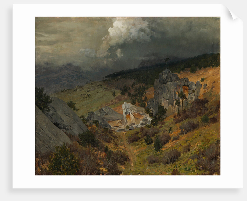 In the Crimean mountains, 1886 by Isaak Ilyich Levitan