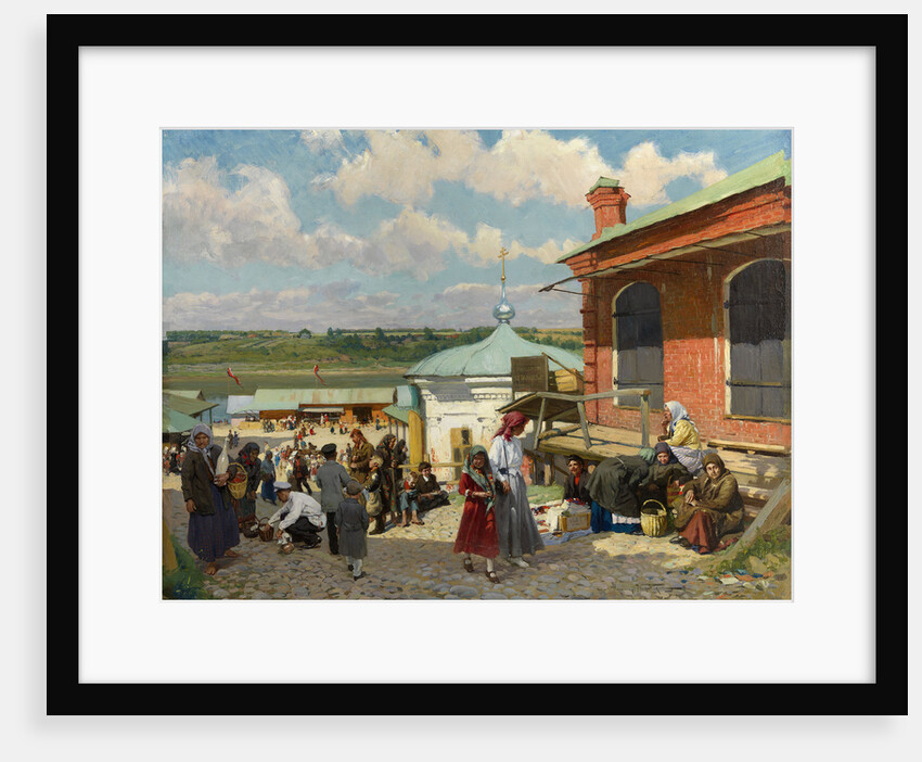 View of Plyos, 1918 by Alexander Vladimirovich Makovsky