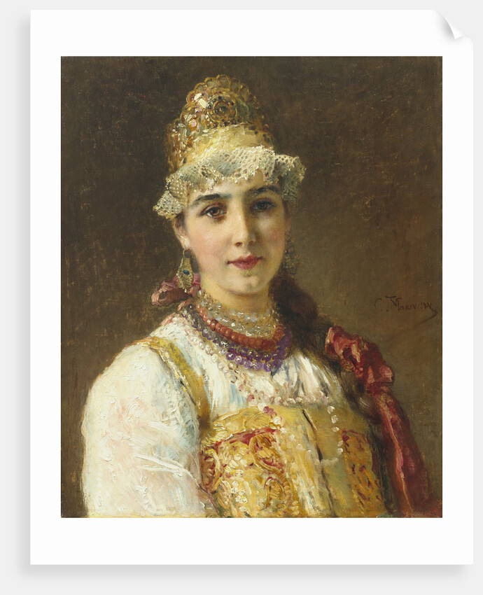 Boyars Wife, 1880s by Konstantin Yegorovich Makovsky