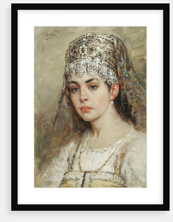 Boyars Wife, 1880s by Konstantin Yegorovich Makovsky