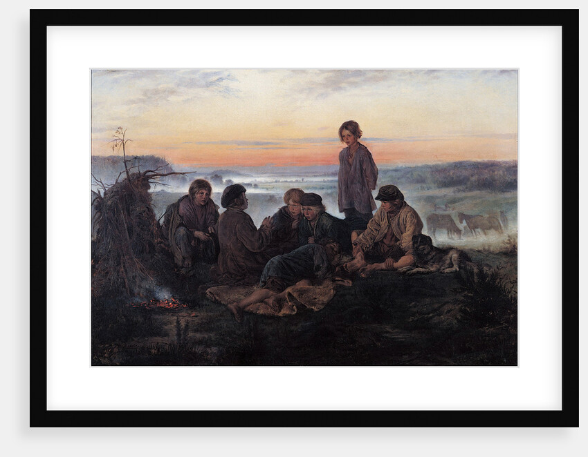The Bezhin Lea, 1869 by Vladimir Yegorovich Makovsky