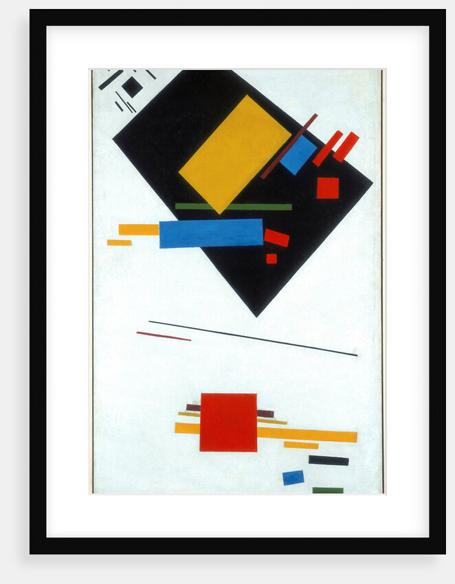 Suprematist painting (Black Trapezoid and Red Square), 1915 by Kasimir Severinovich Malevich
