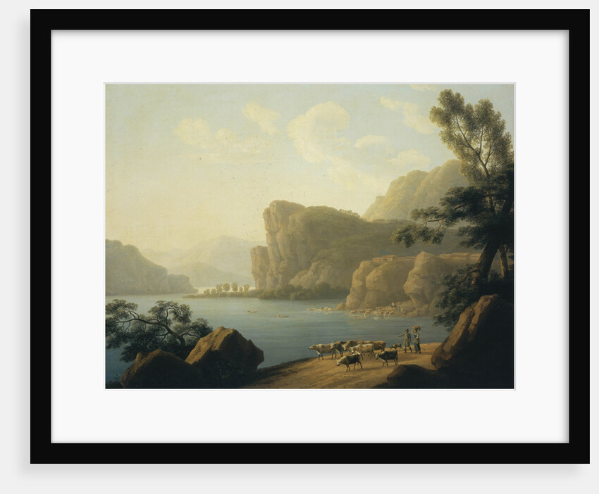 View of the Selenga River in Siberia, 1817 by Andrei Yefimovich Martynov