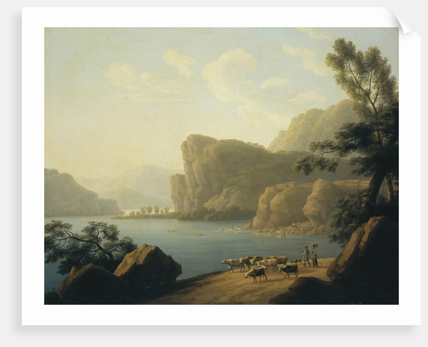 View of the Selenga River in Siberia, 1817 by Andrei Yefimovich Martynov