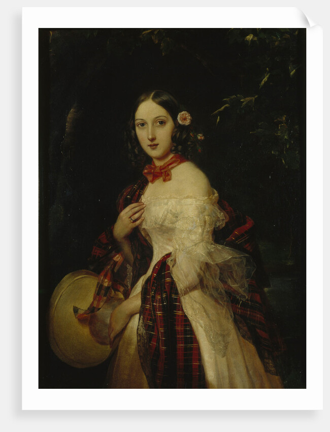 Maria Arkadyevna (Stolypina) Beck, 1839 by Pimen Nikitich Orlov