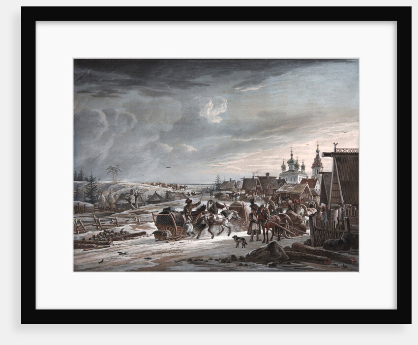 Winter, 1825 by Alexander Osipovich Orlowski