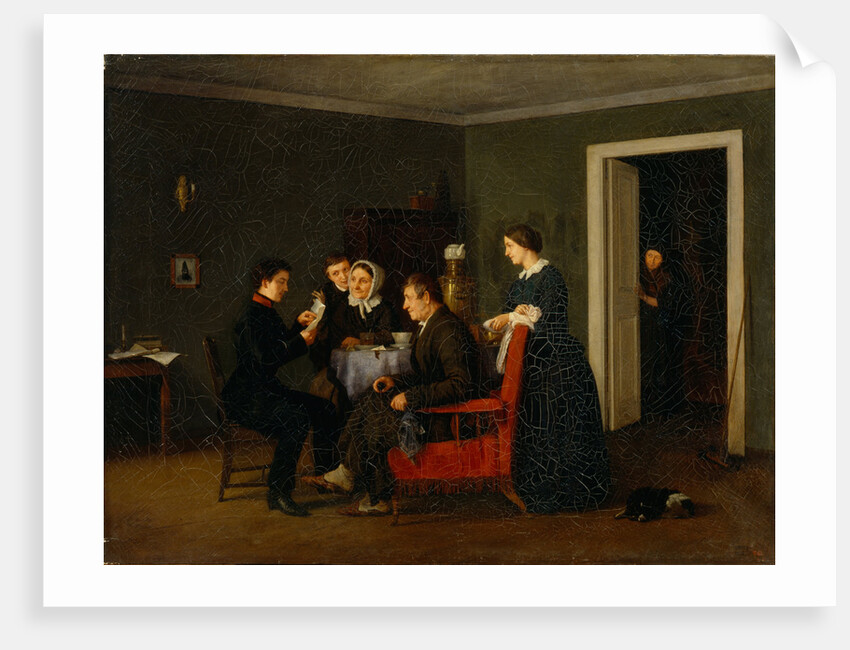 Joyful Letter, 1858 by Andrei Andreyevich Popov