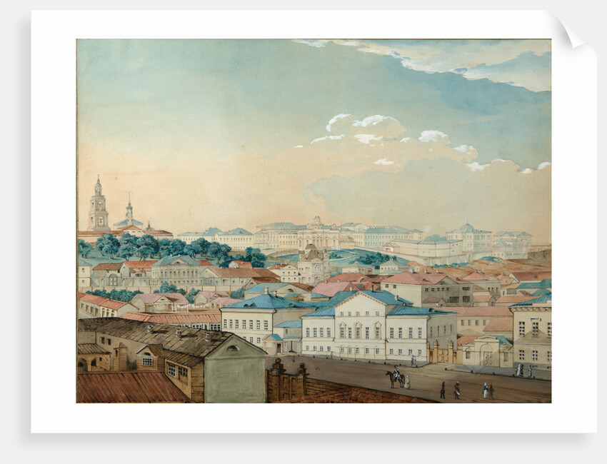 Viewof the Kazan University from the Bolaq, 1842 by Andrei Nikolayevich Rakovich