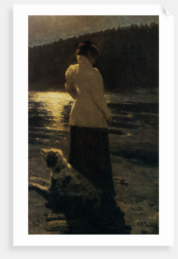 Moonlit night, 1896 by Ilya Yefimovich Repin
