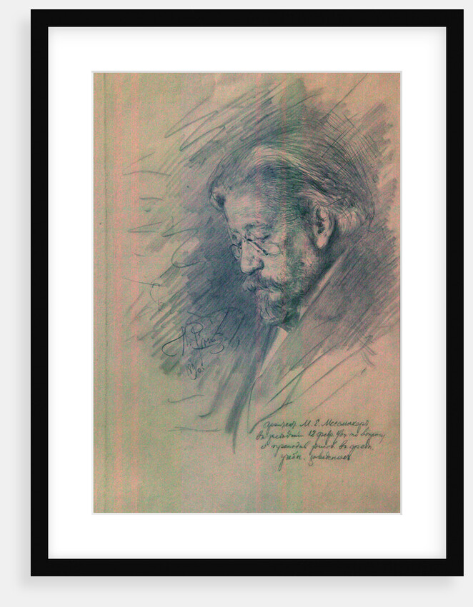 Portrait of Maximilian von Messmacher (1842?1906), 1896 by Ilya Yefimovich Repin
