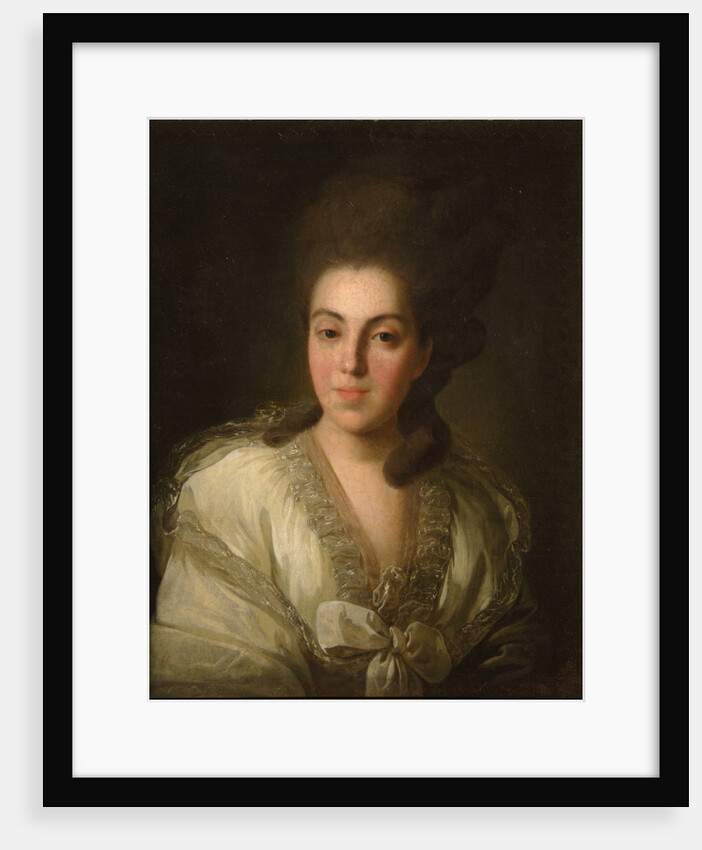 Portrait of Countess Anna Alexandrovna Golitsyna, née Baroness Stroganova, 1777 by Fyodor Stepanovich Rokotov