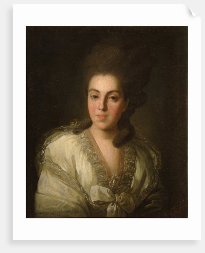 Portrait of Countess Anna Alexandrovna Golitsyna, née Baroness Stroganova, 1777 by Fyodor Stepanovich Rokotov